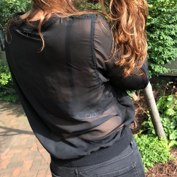 Sheer Black Longsleeve - Picture 3 of 3